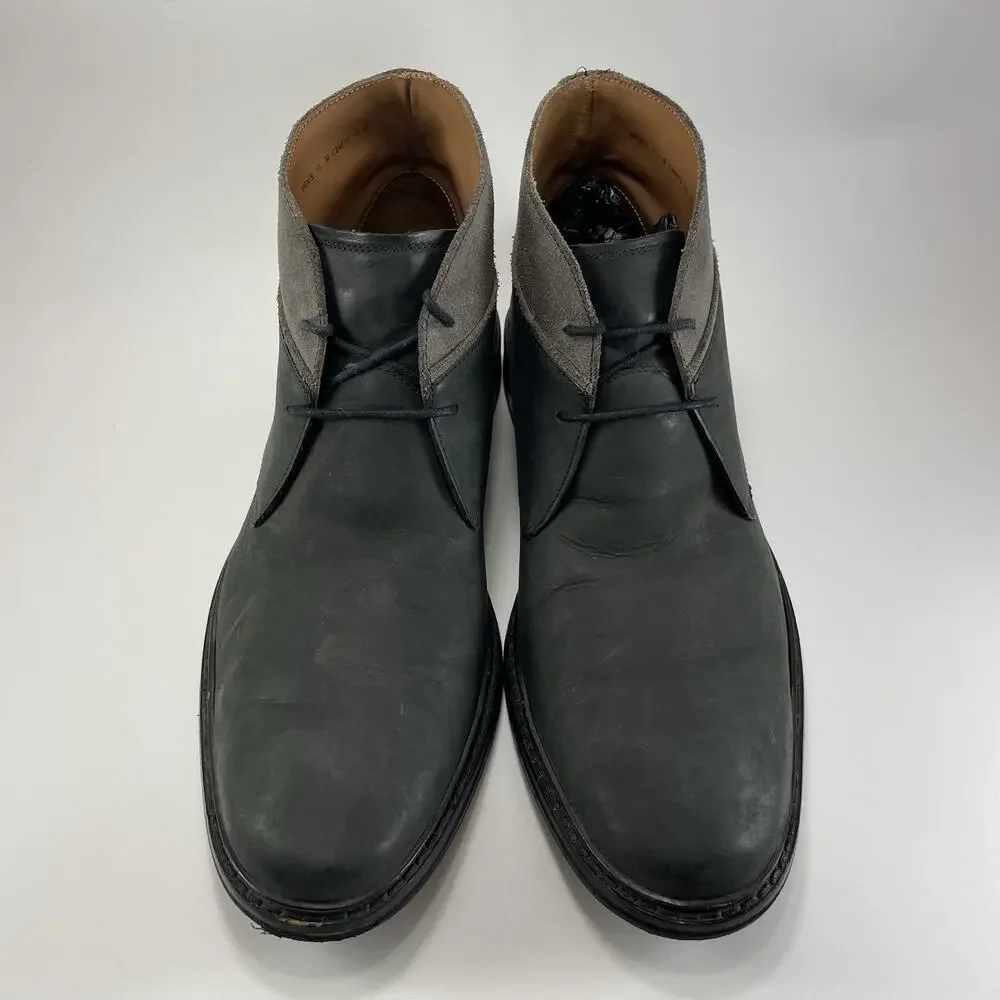 Cole Haan Colton Chukka Boots Mens 11 Gray Nubuck Lace Up Ankle Shoes